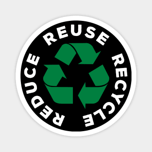 Reduce Reuse Recycle World Environment Day Gift Magnet